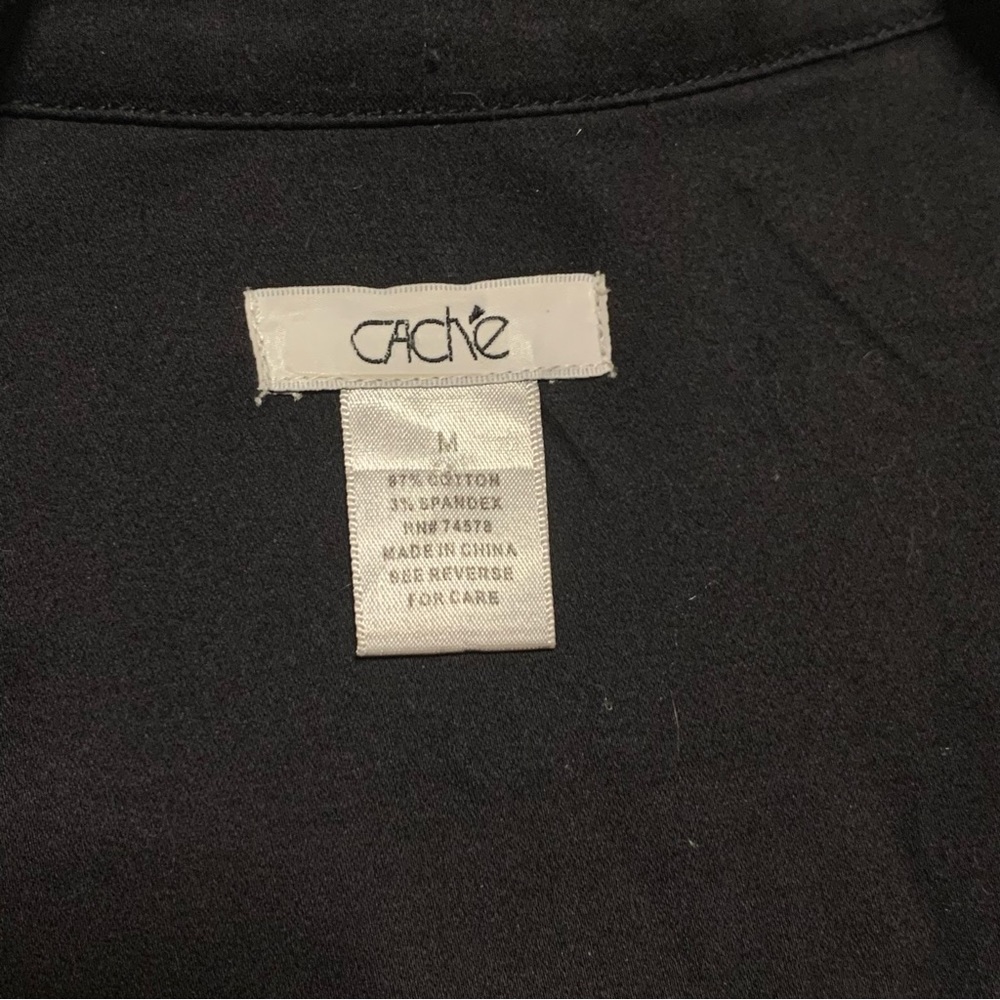 Cache Jacket Black Western Medium - image 4